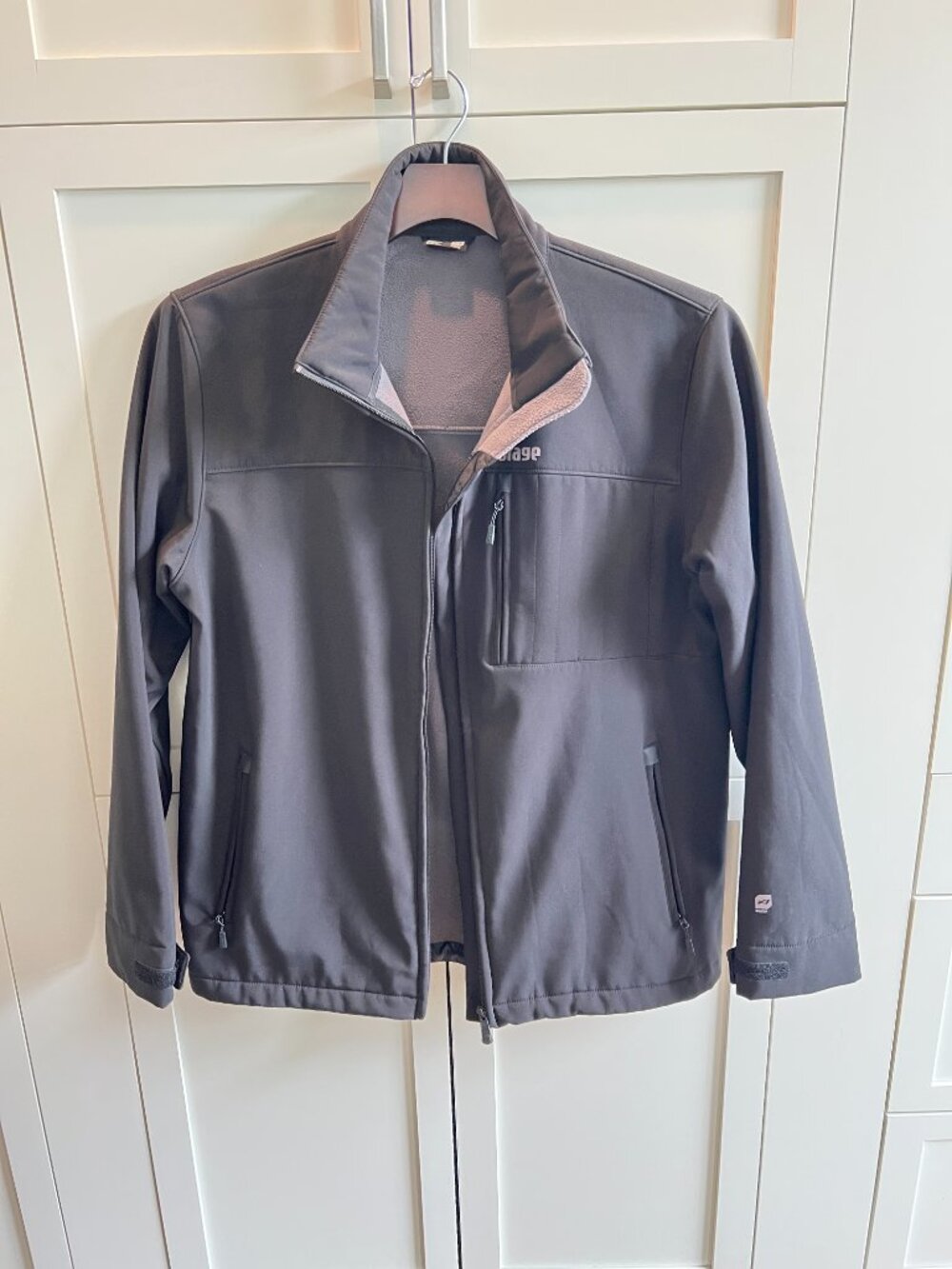 Orage Prime 05 Softshell Jacket Men's XL Black Fleece Lined Full Zip